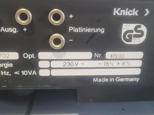 Knick Laboratory Conductivity Meter 702, 4 of 5