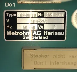 Metrohm 645 Multi-Dosimat with 633 Automat Controller for Precise Karl Fischer Titration, 10 of 10