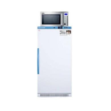Accucold ARS8MLMC-SCM1000SS 8 cu.ft. Breast Milk Refrigerator with Commercial Microwave-cover