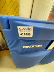 Plastic Acid Storage Cabinet with Double-Door Design for Corrosive Chemical Containment, 2 of 2