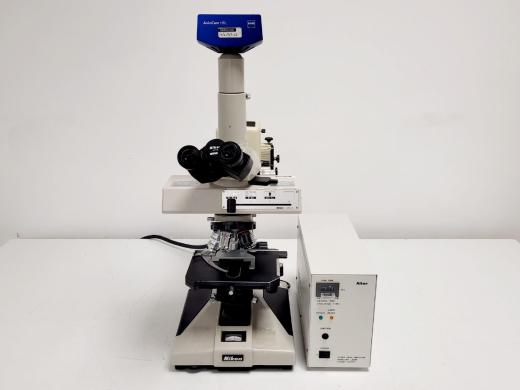 Nikon EFD-3 Inverted Microscope with Zeiss Axiocam Digital Imaging-cover