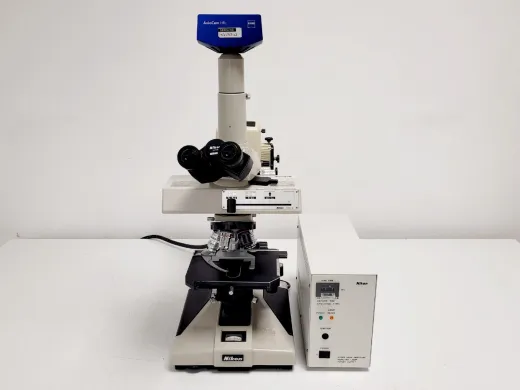 Nikon EFD-3 Inverted Microscope with Zeiss Axiocam Digital Imaging