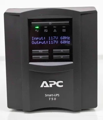 APC Smart-UPS 750VA Line Interactive Tower UPS with Pure Sine Wave Output and Network Management
