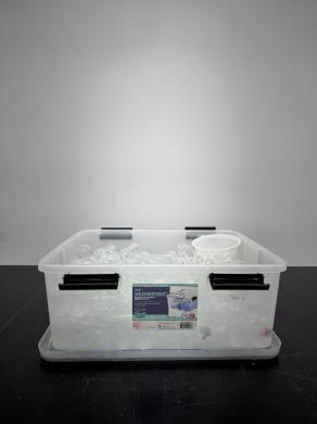 Assorted Glass Vials with Weather-Tight Plastic Storage Box by Iris USA-cover