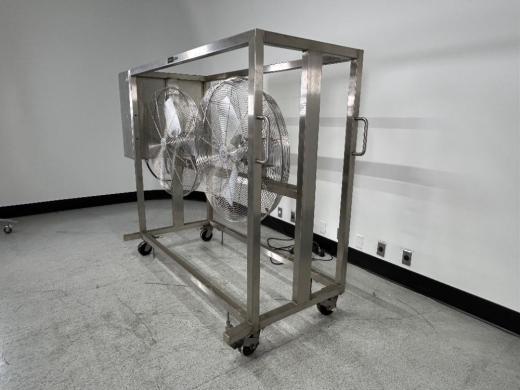 Crosspoint Engineering Stainless Steel Mobile Dual Fan System for Laboratory Ventilation-cover