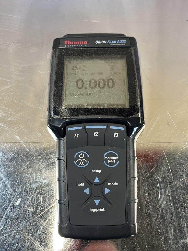 Thermo Scientific Orion Star A222 Portable Water Quality Meter for pH, Conductivity, and Temperature Measurement