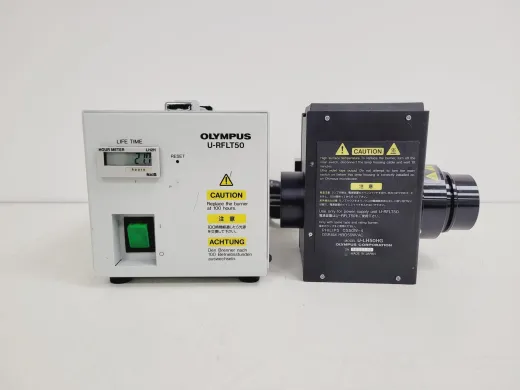 Olympus U-LH50HG 50W HBO Mercury Lamphouse with U-RFLT50 Power Supply Unit