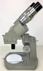 Precision Optics Lumex Binocular Stereo Microscope with Wooden Case, 2 of 8