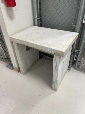 Solid Marble Laboratory Workbench with Chemical-Resistant Surface-cover