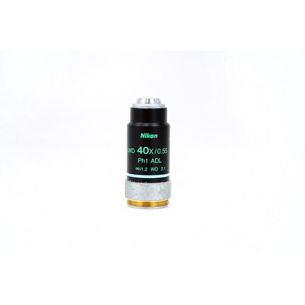 Nikon LWD 40x/0.55 Phase Contrast Microscope Objective Lens