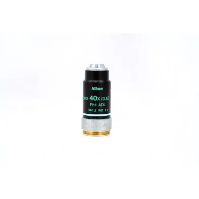 Nikon LWD 40x/0.55 Phase Contrast Microscope Objective Lens