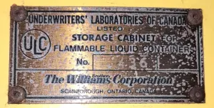 Williams Brothers WB45 45 Gallon Flammable Safety Cabinet, 4 of 4