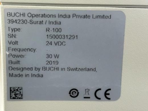 Buchi Rotavapor R-100 Rotary Evaporator with Glass Evaporation Flask-cover