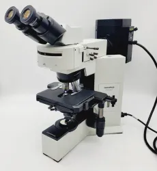 Olympus BX40 Fluorescence Microscope with 10x and 40x Objectives, 2 of 10