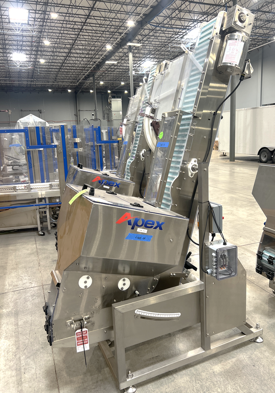 Apex Cap Elevator Model 3201-SE-01 Mechanical Cap Sorting and Elevation System