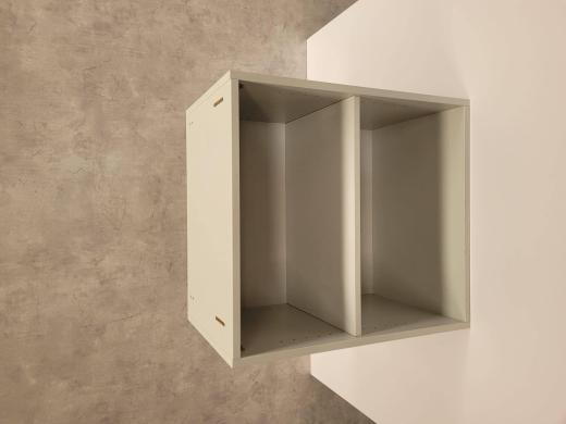 Potteau Open cabinet, 1 shelf, L. Gray 600-cover