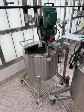 Precision Stainless 60 Liter Stainless Steel Mixing Vessel with Adjustable Speed Drive-cover