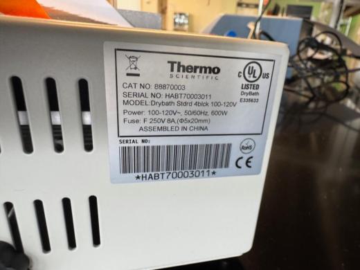 Thermo Standard 4 Block Drybath Laboratory Heating Device for Precise Sample Temperature Control-cover
