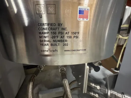 Millipore Industrial-Scale Mixing System Model M21179-04 for Bioprocessing Applications