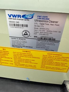 VWR Ultrasonic Cleaner Laboratory Equipment for Precision Cleaning-cover