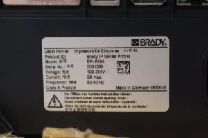 Brady IP600 Smart Thermal Transfer Label Printer, 3 of 3