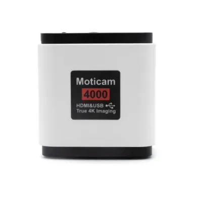 Moticam 4000 4K Microscope Camera with HDMI, USB, and SD Card Storage