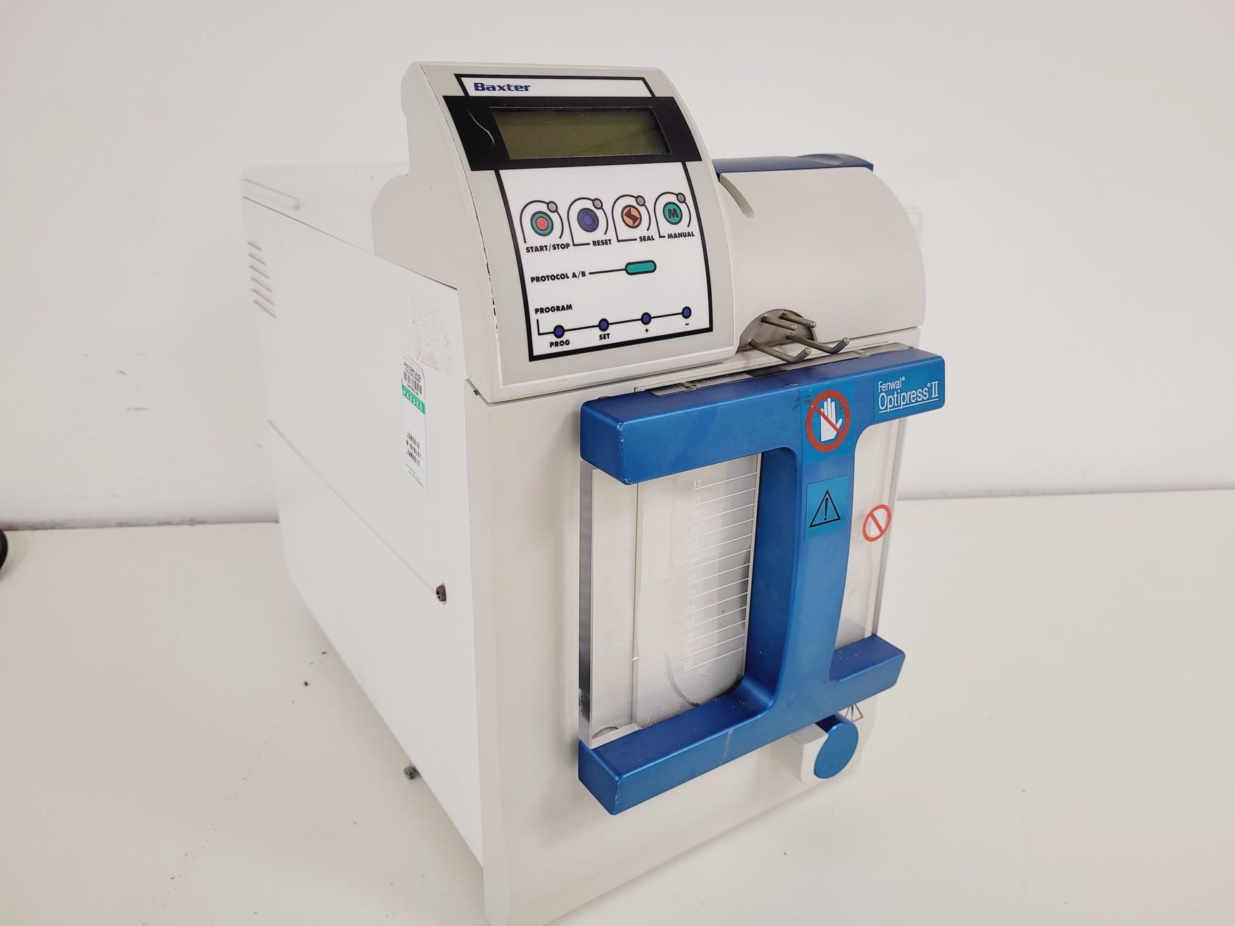 Baxter OptiPress II Automated Blood Component Extractor