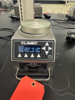 Climet CI-95A 100 LPM Microbial Air Sampler for Cleanroom and Laboratory Use-cover