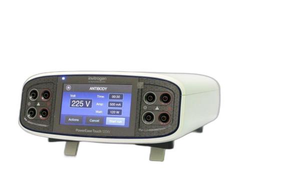 Invitrogen PS0120 PowerEase Touch 120W Laboratory Power Supply for Electrophoresis Systems-cover