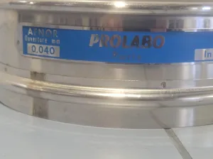 PROLABO Stainless Steel Test Sieve 200x50mm with 40 µm Mesh Aperture, 2 of 2