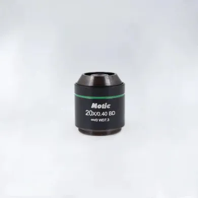 Motic LM BD PL 20X/0.4 Plan Achromatic Darkfield Microscope Objective (WD 7.3mm)
