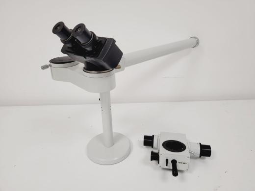 Leitz Microscope Teaching Head 512 661 with MD5 and Stand-cover