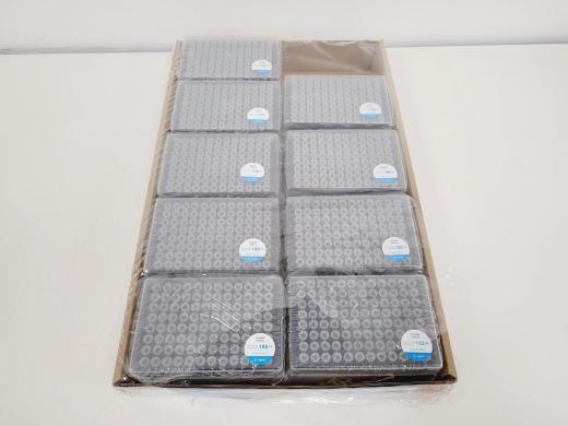 5 x Trays Agilent 250ul Tips 96 Tips/Rack Lab-cover