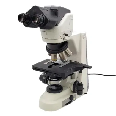 Nikon Eclipse 50i Upright Microscope with Fluorite Objectives and Tilting Head
