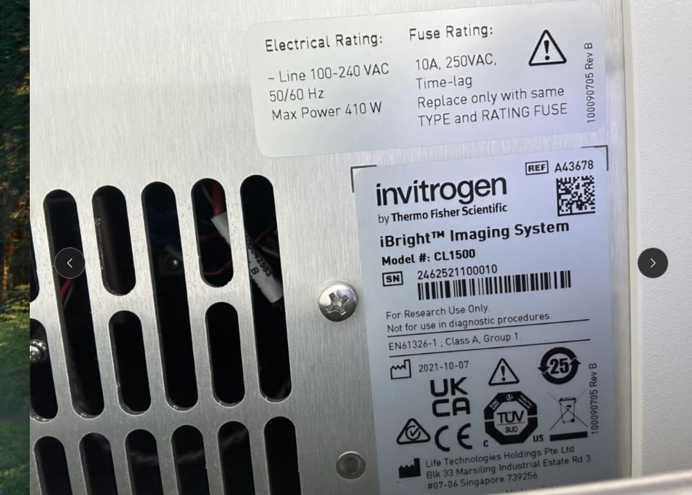 Invitrogen iBright CL1500 Chemiluminescent and Fluorescent Imaging System