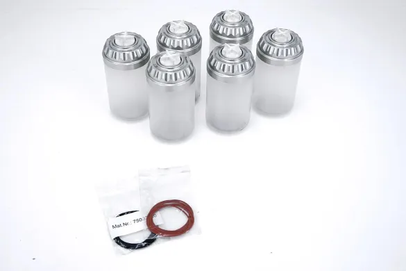 Thermo Scientific Set of 6 × 1000 mL Centrifuge Bottles with Aluminum Lids