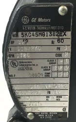 General Electric 5KC45MG13882EX Explosion-Proof Motor (1/2 HP), 6 of 6