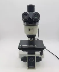 Olympus MX51 Metallurgical Microscope with Trinocular Head for Semiconductor Inspection, 3 of 7