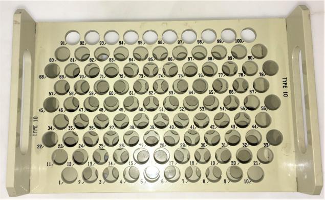 Shimadzu Type 10 Autosampler Rack - 100 Place-cover