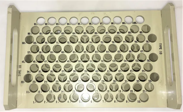 Shimadzu Type 10 Autosampler Rack - 100 Place