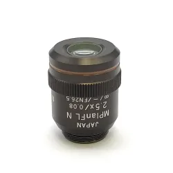 Olympus Microscope Objective MPlanFL N 2.5x Metallurgical, 3 of 3