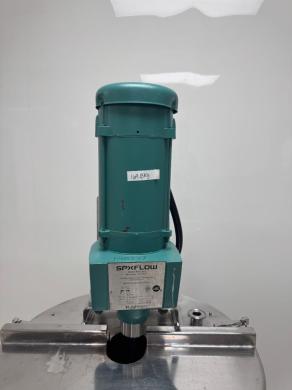 Precision Stainless 80L Stainless Steel Mixing Tank with SPX Flow Lightnin Mixer-cover