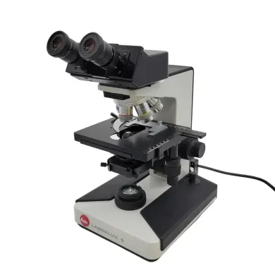 Leitz Laborlux S LED Binocular Microscope with 2.5x Objective for Pathology and Mohs Applications