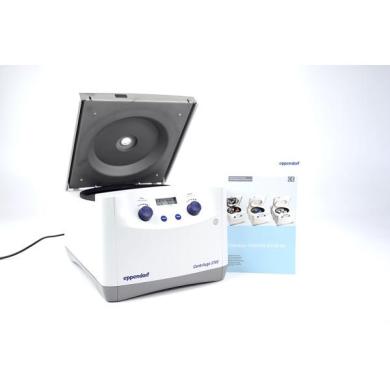 Eppendorf 5702 Centrifuge Zentrifuge + Swing Out A-4-38 Rotor 4x400g 4400pm-cover