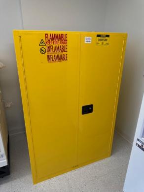 ULINE Model 879020 90 Gallon Flammable Liquid Storage Cabinet, NFPA & OSHA Compliant-cover