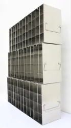VWR 89214-716 Stainless Steel Ultra-Low Temperature Freezer Rack for 24 Microtiter Plates, 3 of 6