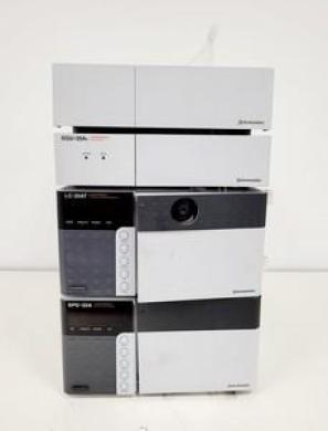 Shimadzu Prominence HPLC System - DGU-20A5 - LC20-AT - SPD-20A w/ Software Lab-cover