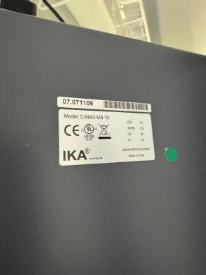 IKA C-MAG MS 10 Magnetic Stirrer with Ceramic-Coated Top Plate-cover