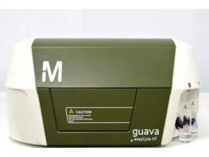 Millipore Cytek Guava EasyCyte BGR HT 3-Laser 10-Color 8-Detector Benchtop Flow Cytometer with 96-Well Autosampler, 4 of 10