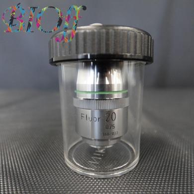 Nikon Fluor 20x 0.75 NA Microscope Objective Lens 160/0.17-cover